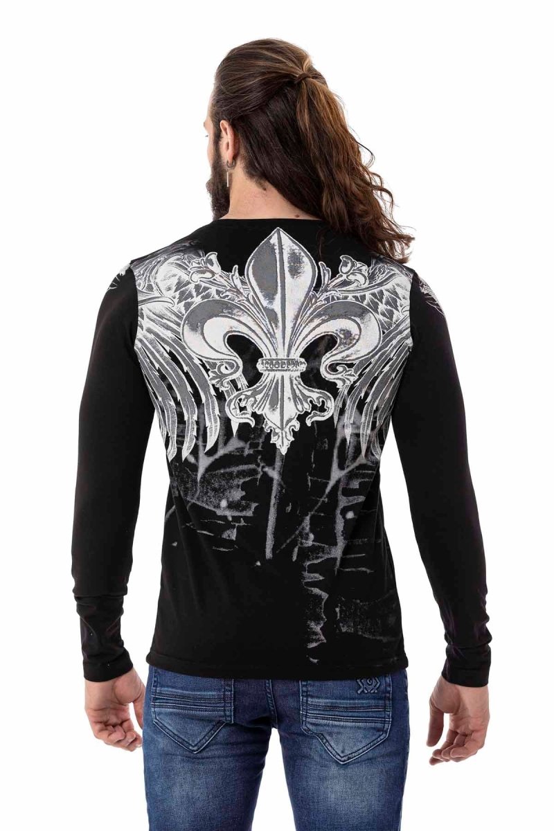 CL516 Royal Pattern Lightweight Sweatshirt