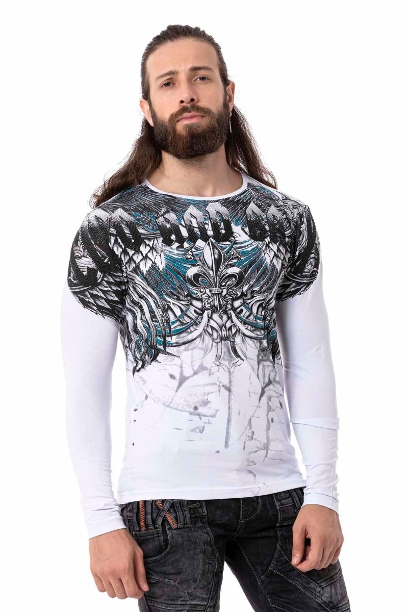 CL516 Royal Pattern Lightweight Sweatshirt
