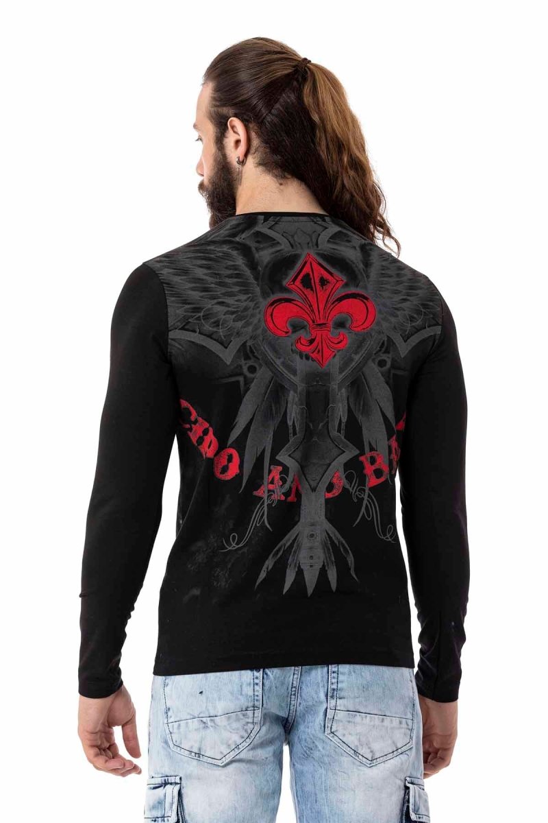 CL522 Patterned Lightweight Sweatshirt