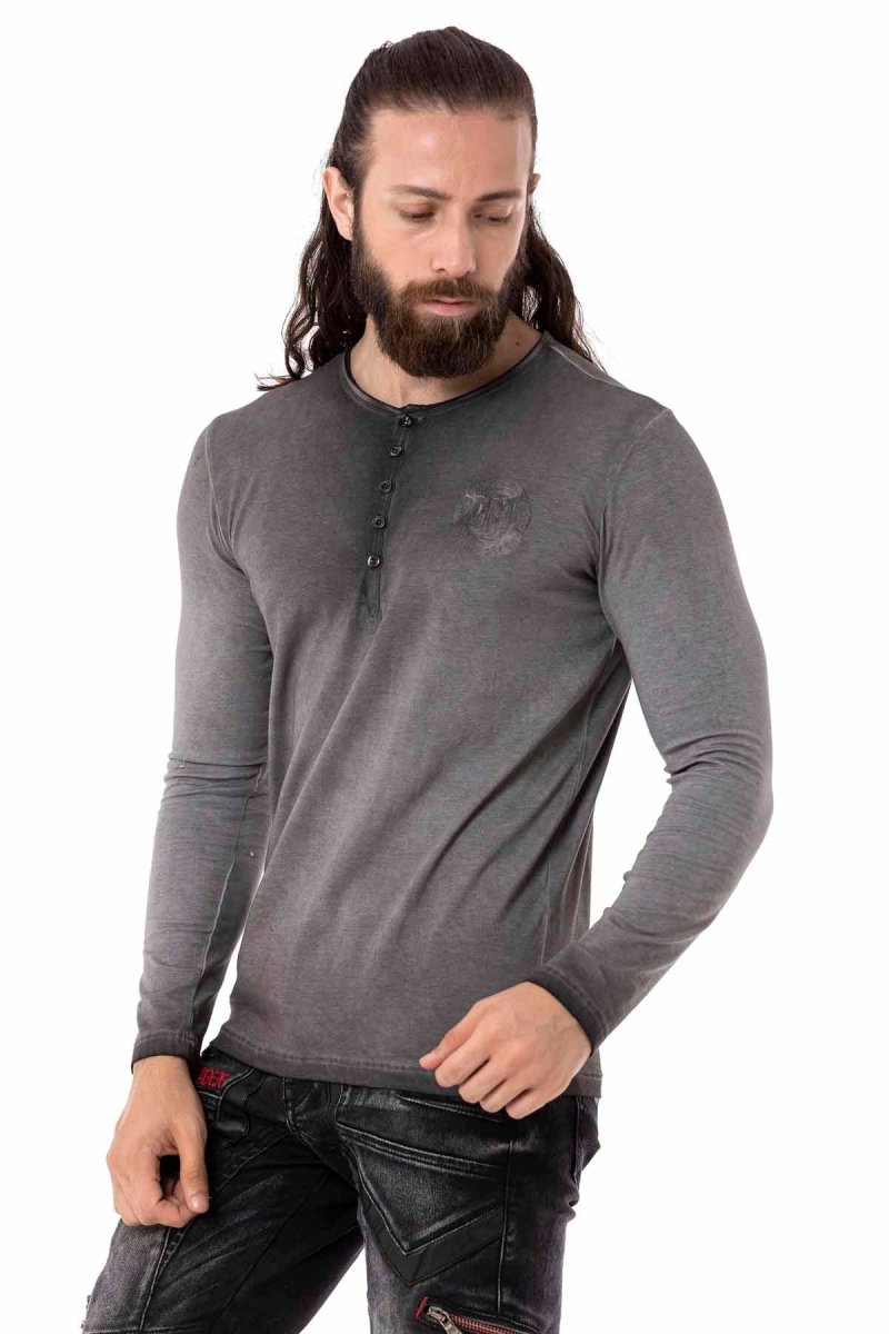 CL523 Men's Sweatshirt – Crew Neck, Slim Fit, Cotton Everyday Sport Top