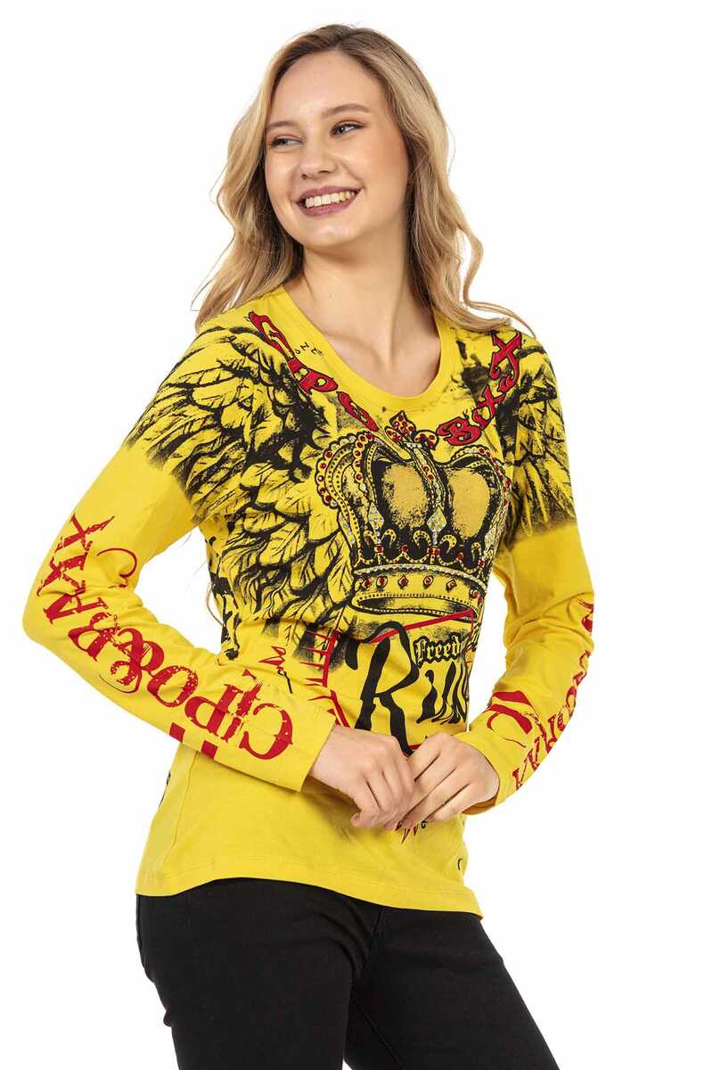 WL284 Women's Printed Long Sleeve T-Shirt