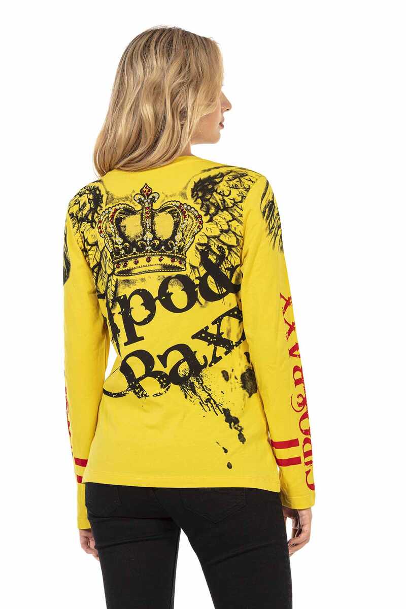 WL284 Women's Printed Long Sleeve T-Shirt