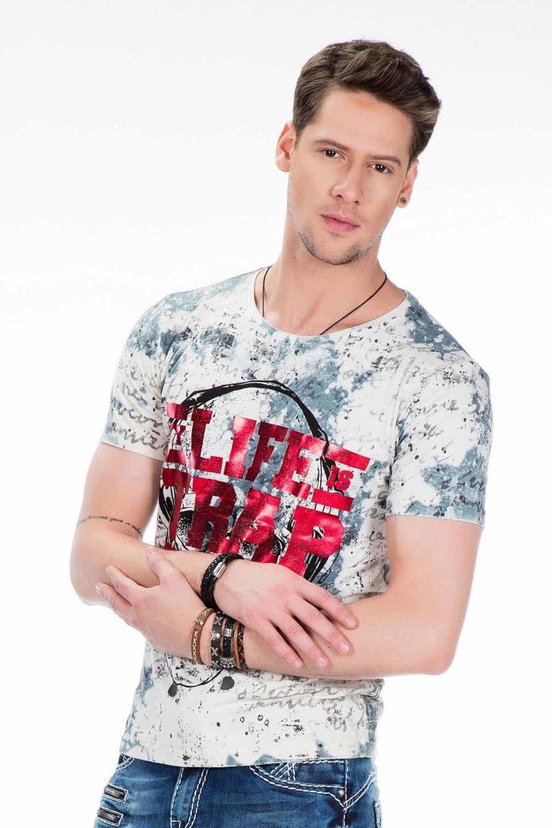 CT410 Men's Skull Print T-Shirt