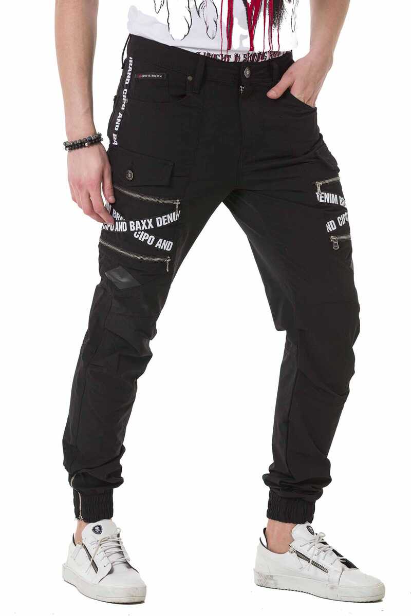 CD785 Brand Stripe Cargo Pocket Men's Pants