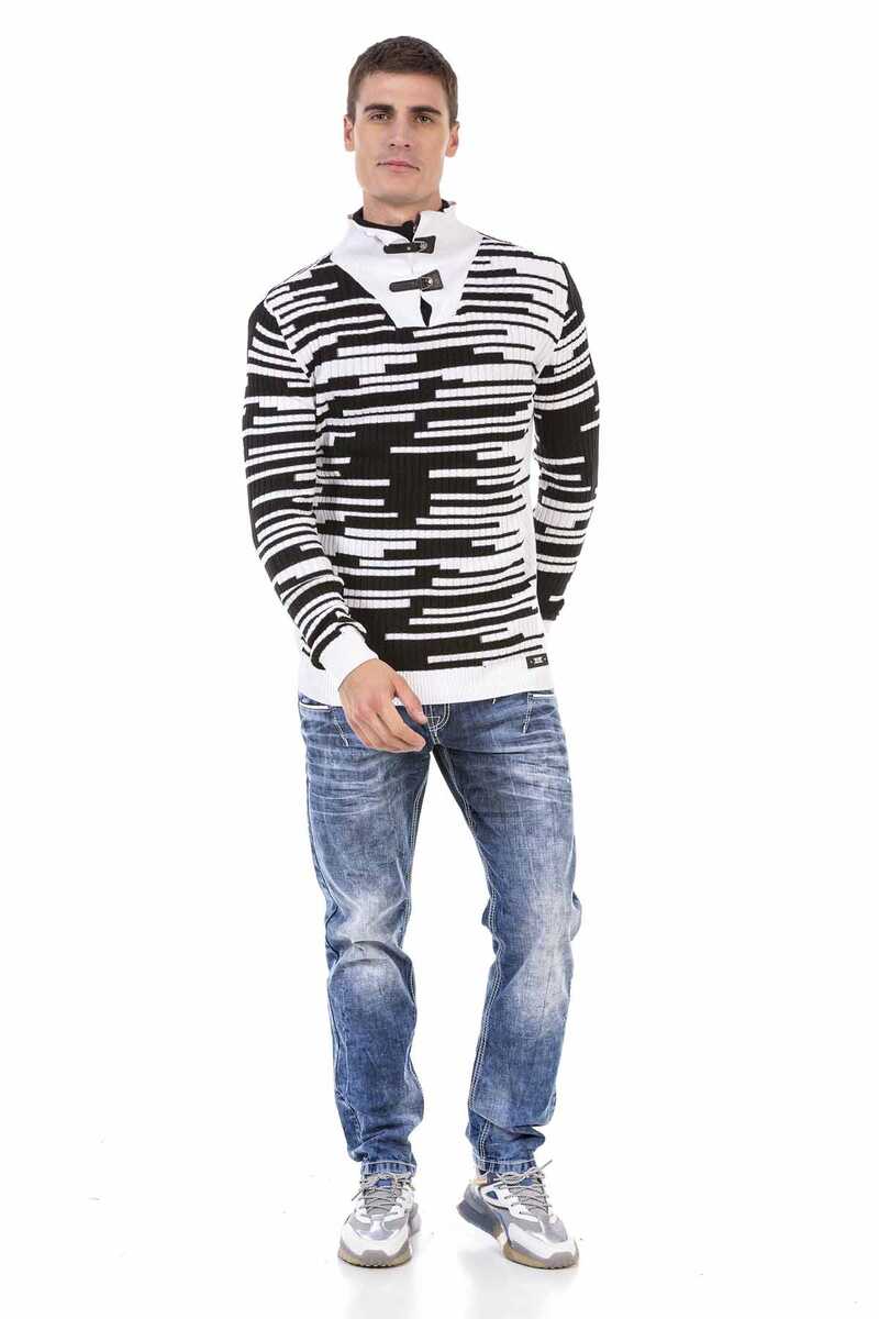 CP245 Zip Collar Men's Sweater