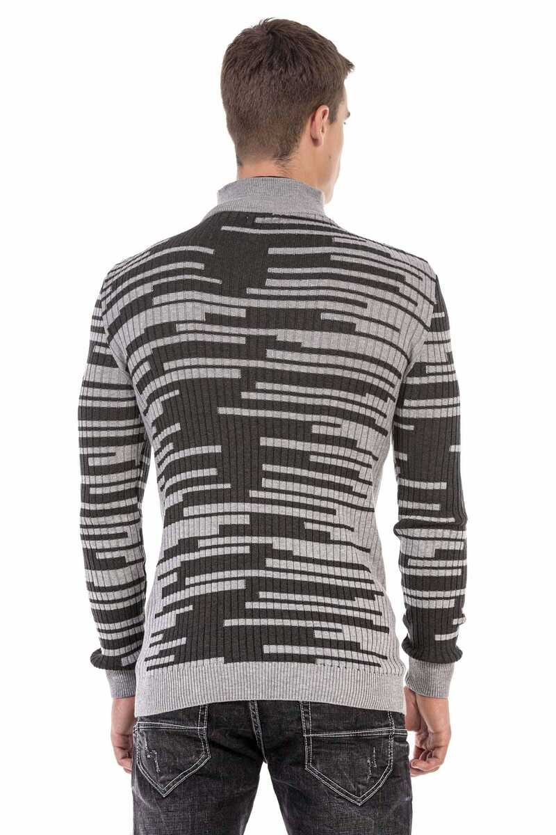CP245 Zip Collar Men's Sweater