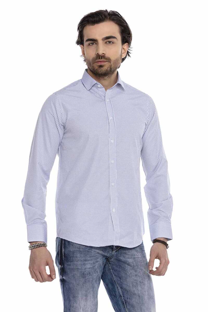 CH176 Thin Plaid Men's Shirt