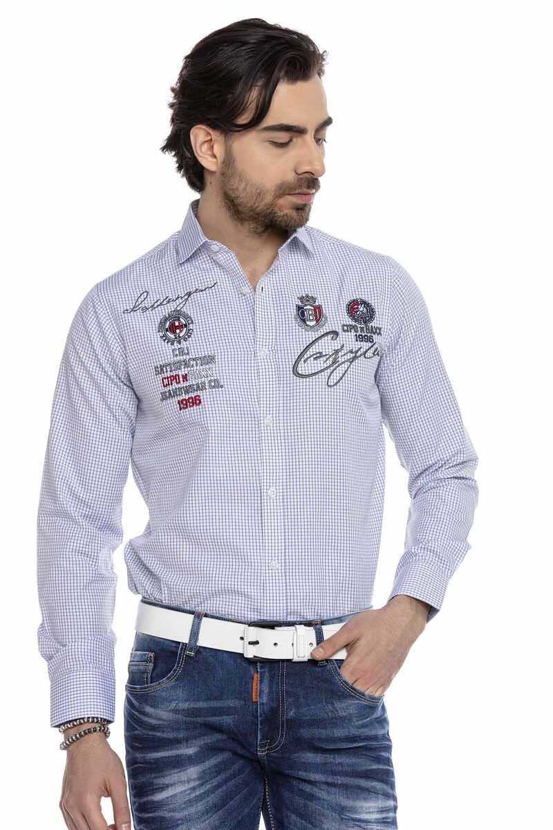 CH185 Crest Plaid Men's Shirt