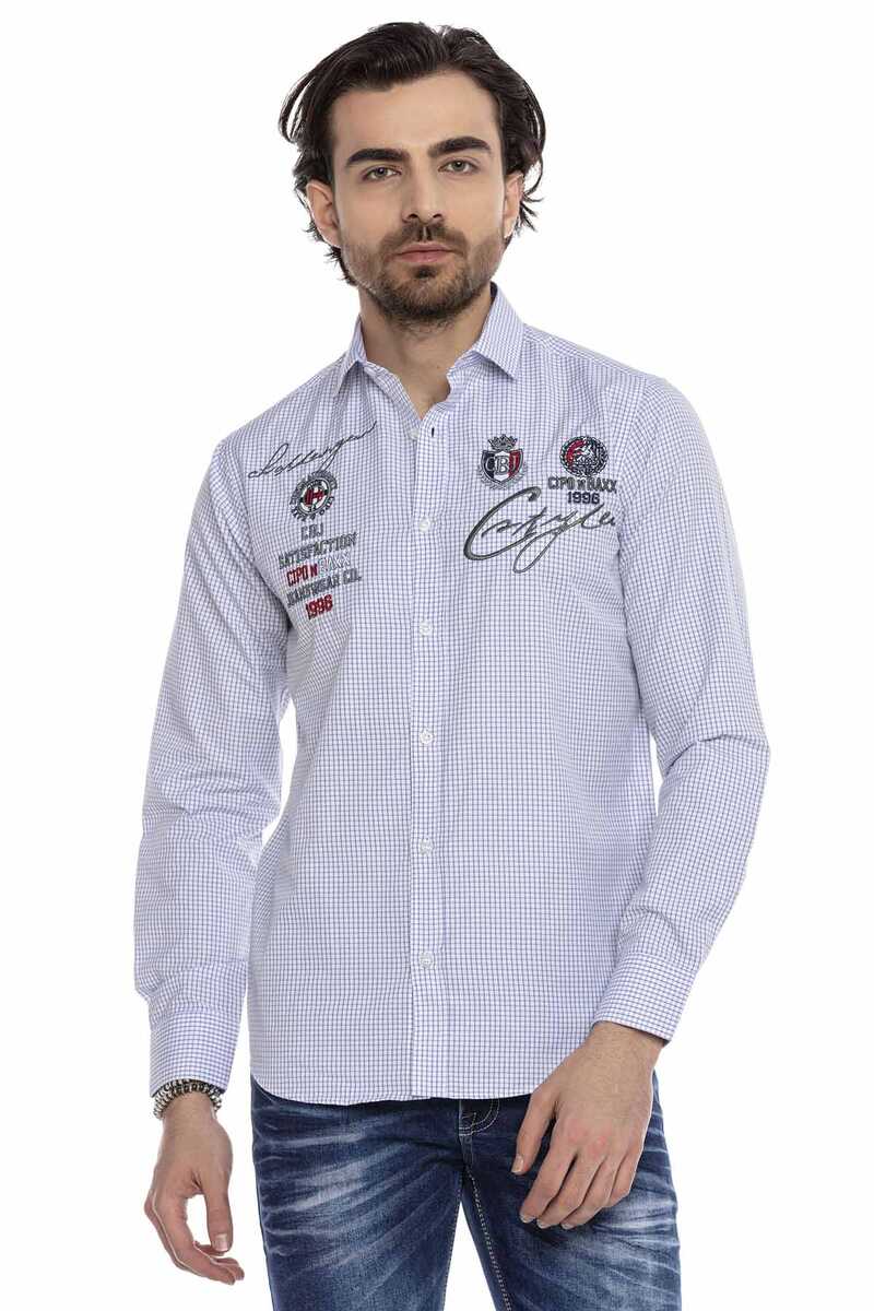 CH185 Crest Plaid Men's Shirt