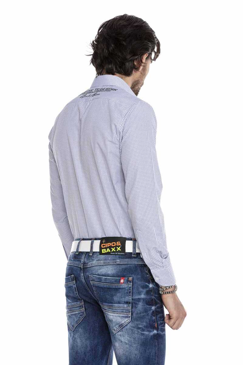CH185 Crest Plaid Men's Shirt
