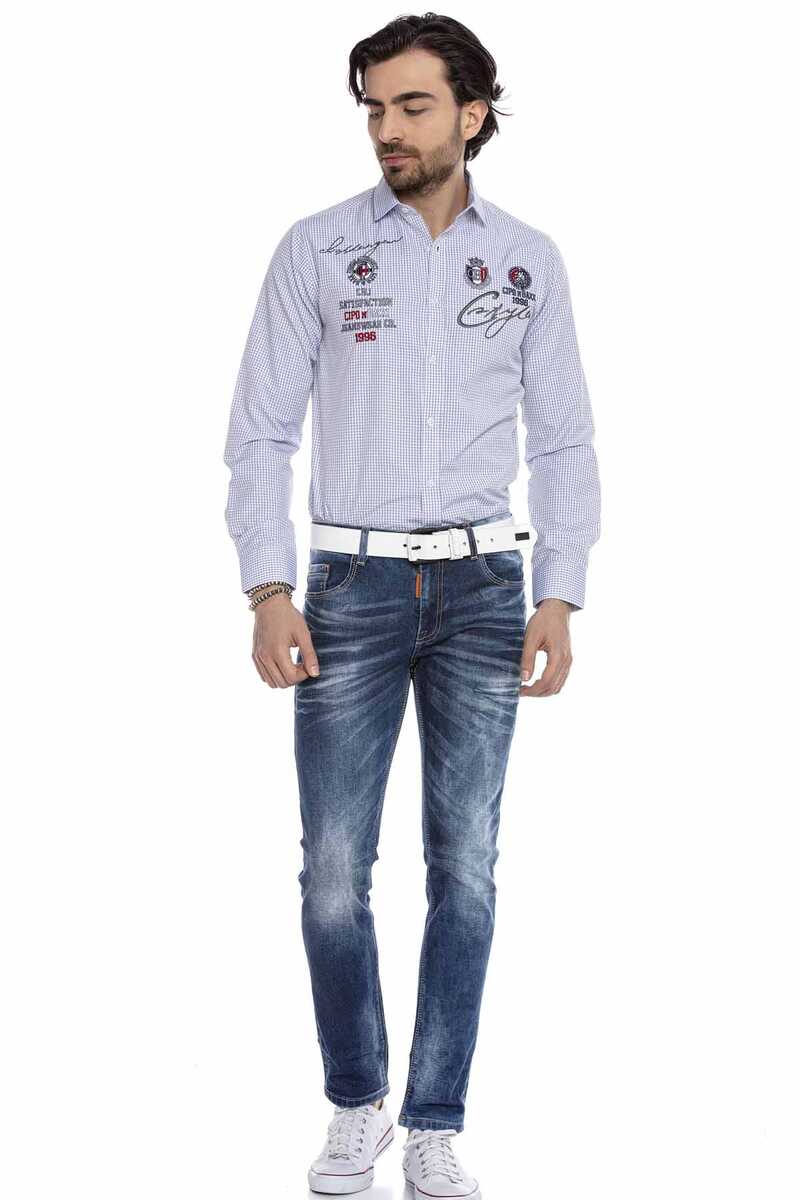 CH185 Crest Plaid Men's Shirt