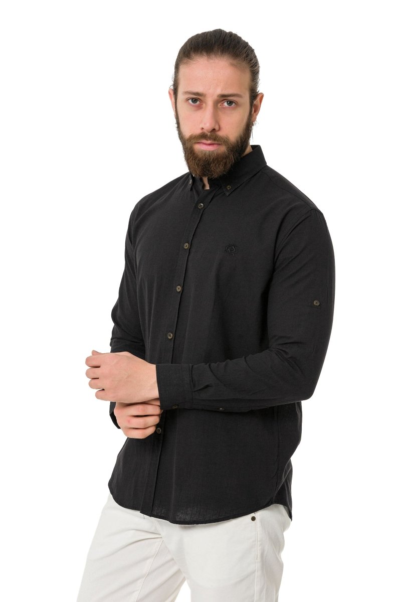 CH199 Men's Summer Linen Regular Fit Shirt