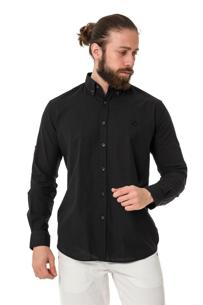 CH199 Men's Summer Linen Regular Fit Shirt