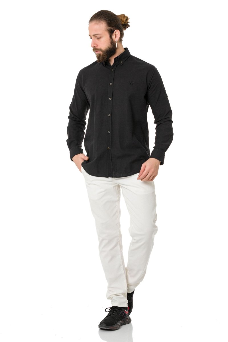 CH199 Men's Summer Linen Regular Fit Shirt