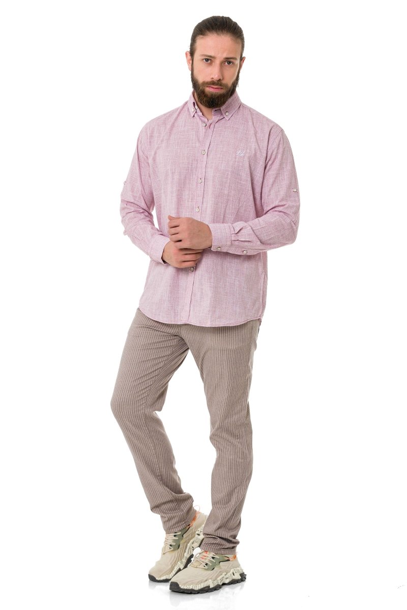 CH199 Men's Summer Linen Regular Fit Shirt