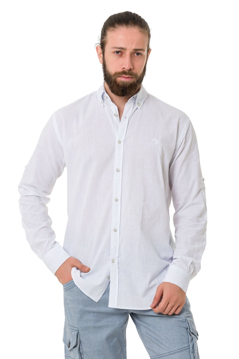 CH199 Men's Summer Linen Regular Fit Shirt