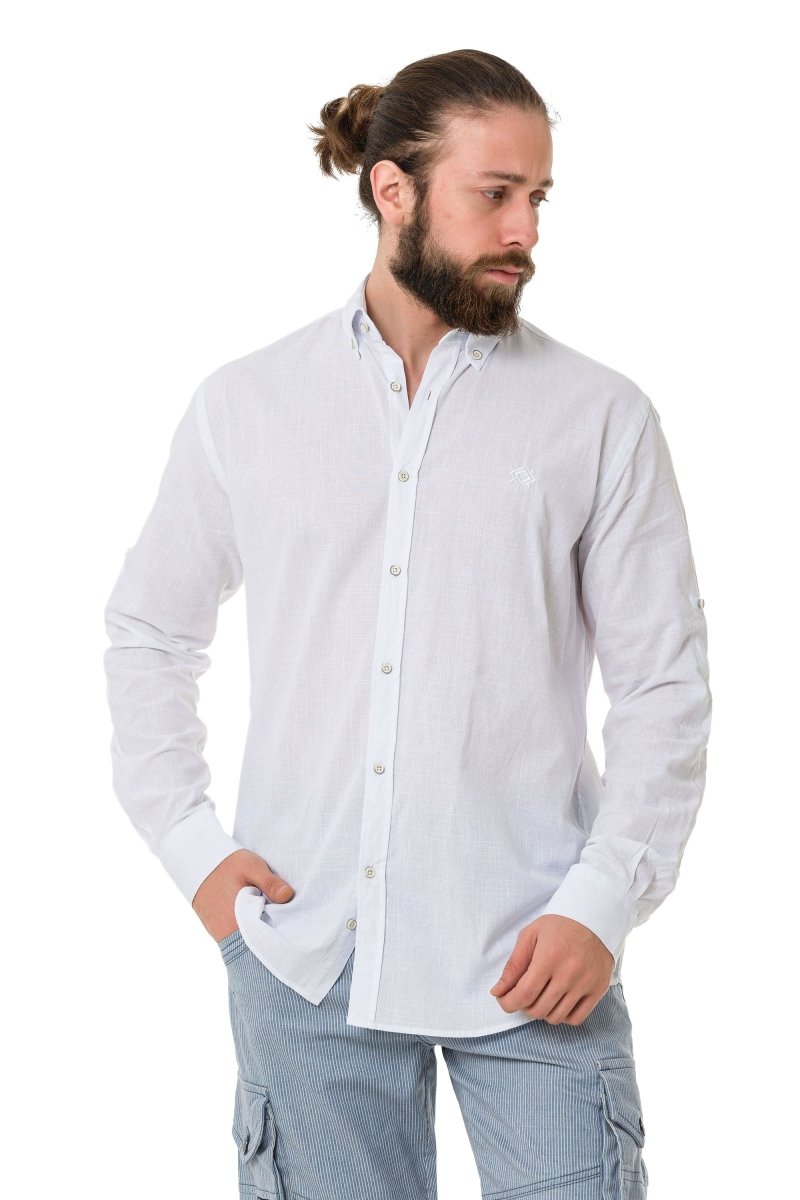CH199 Men's Summer Linen Regular Fit Shirt