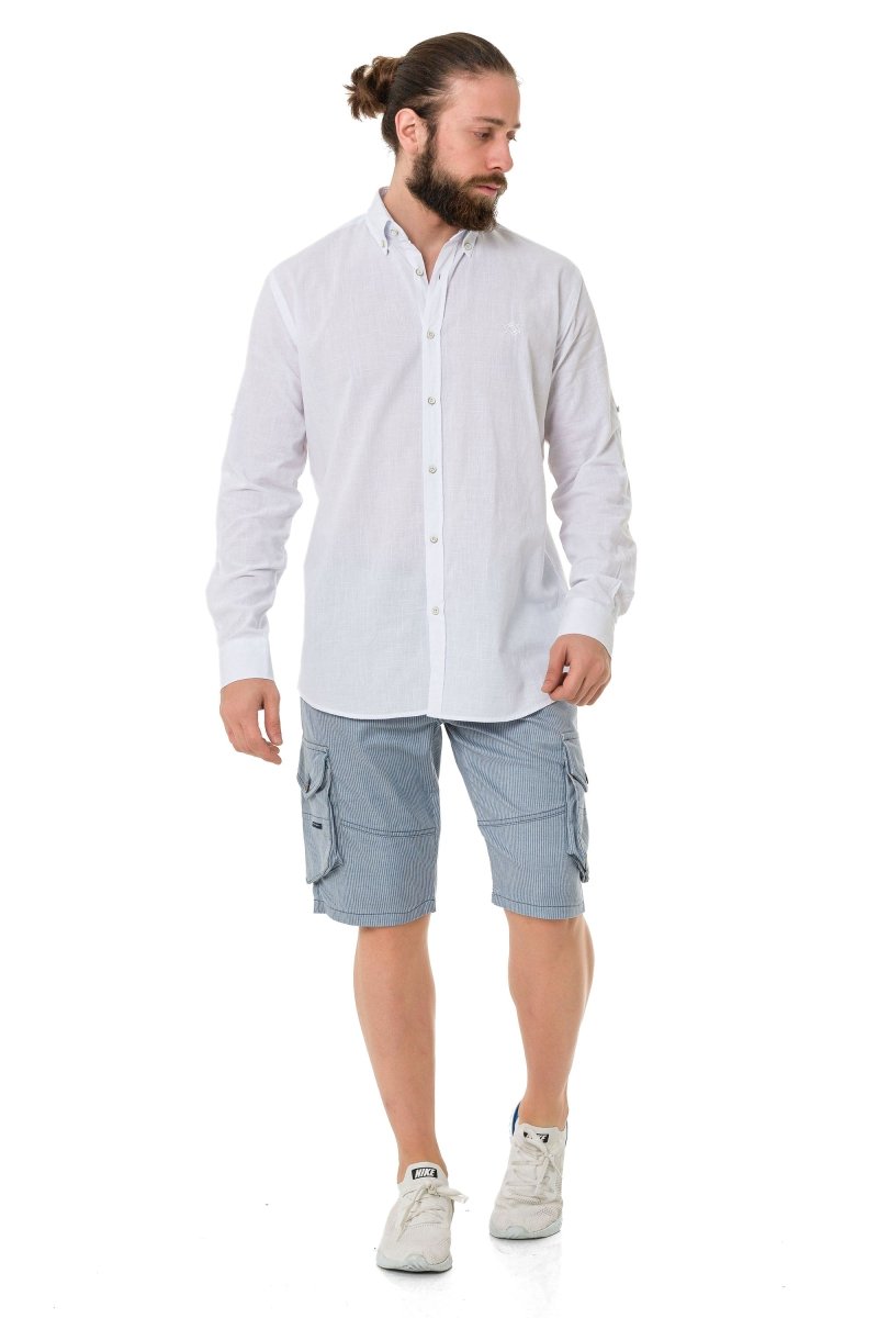 CH199 Men's Summer Linen Regular Fit Shirt