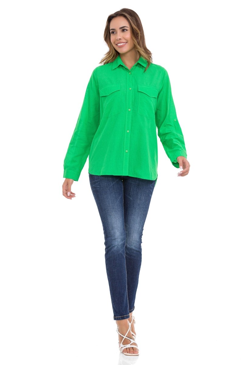 WH123 Linen Women's Shirt