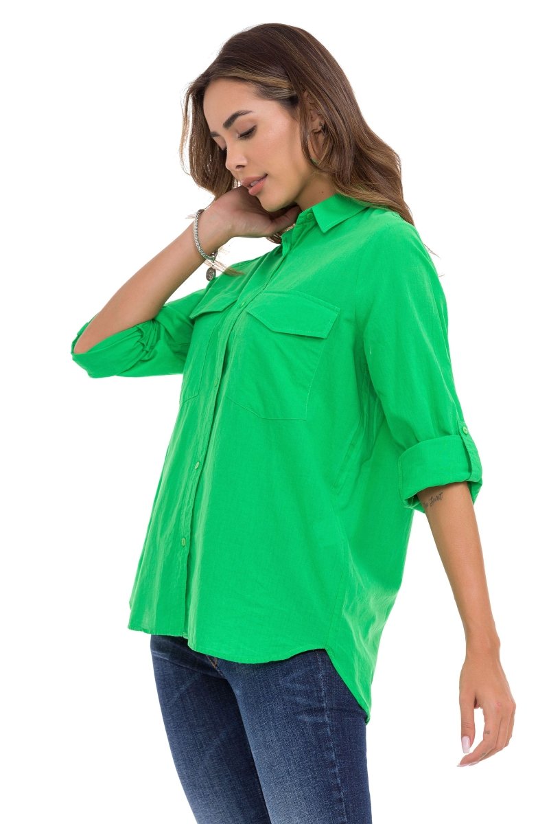 WH123 Linen Women's Shirt