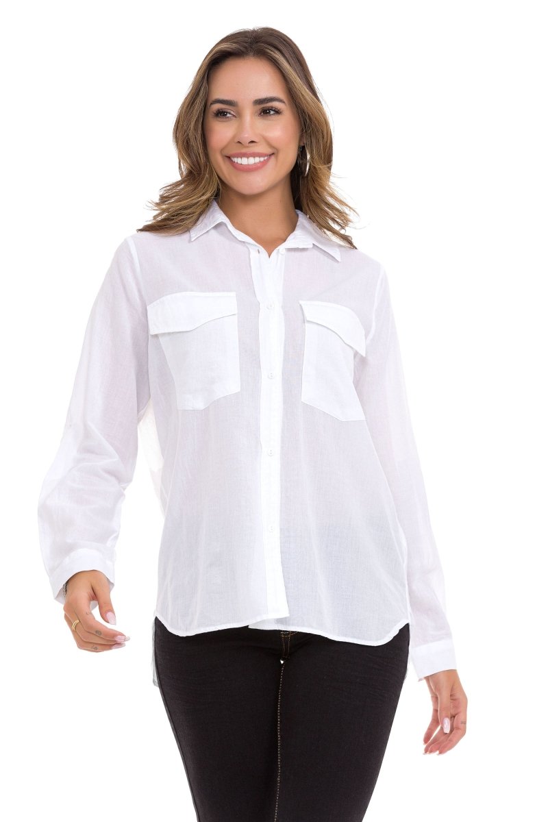 WH123 Linen Women's Shirt