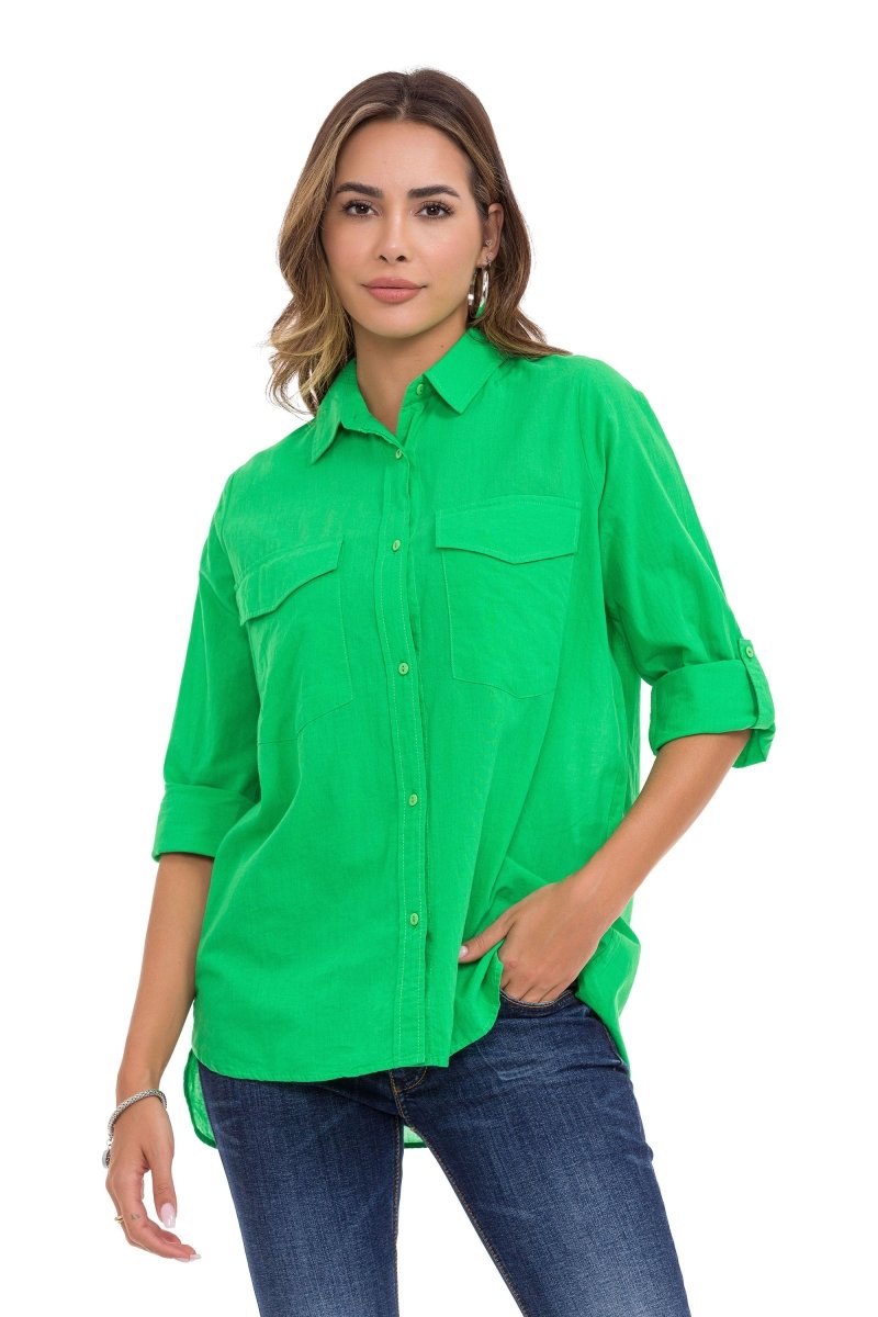 WH123 Linen Women's Shirt