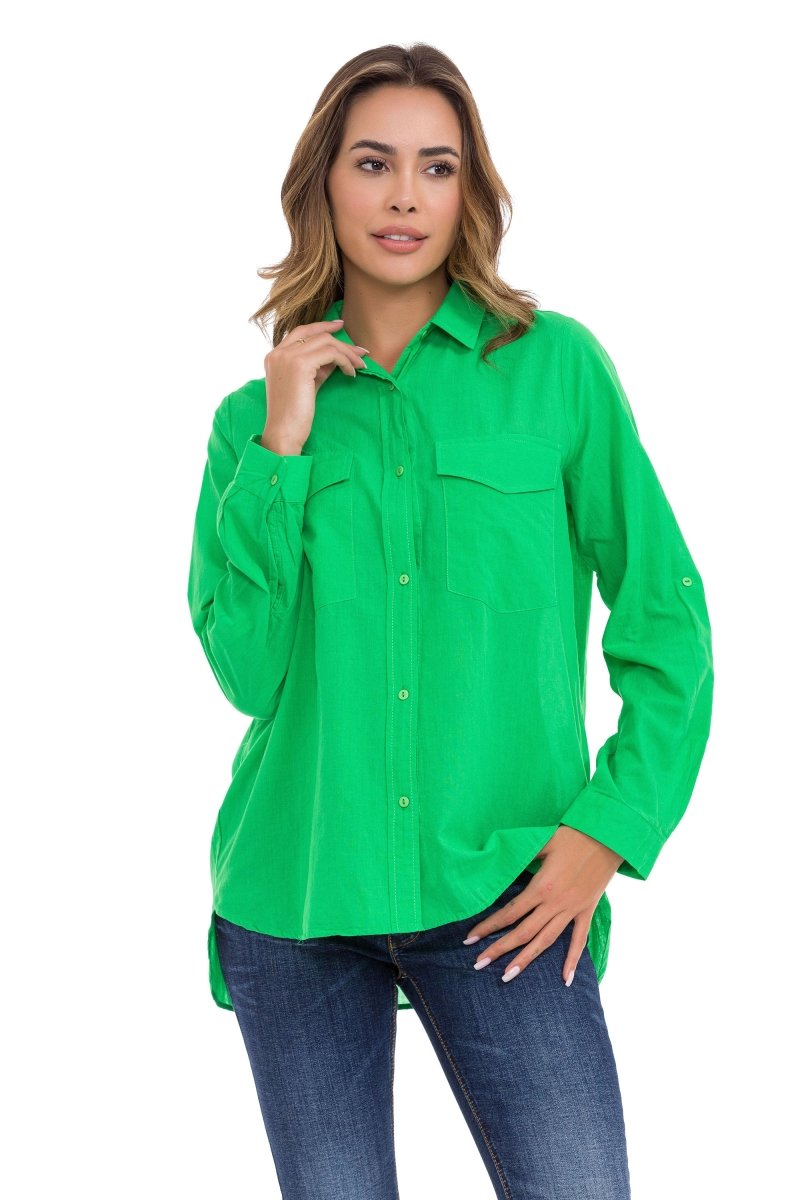 WH123 Linen Women's Shirt
