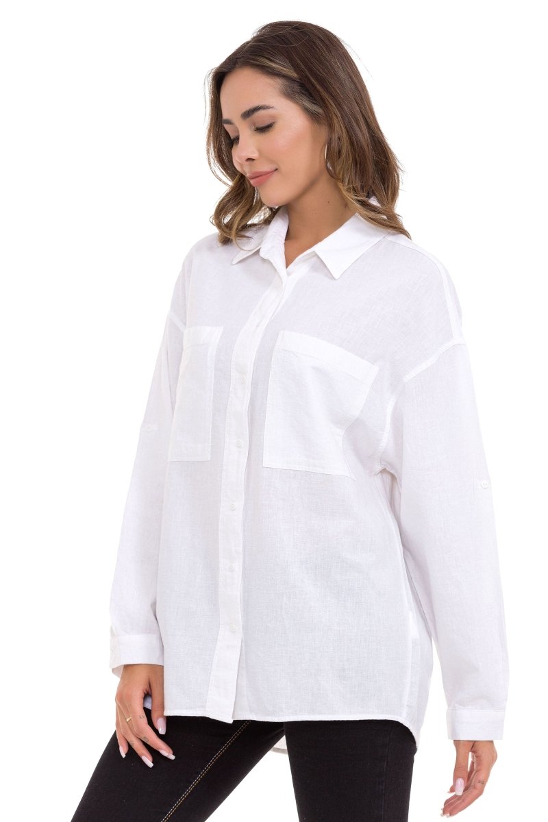 WH125 Long Oversized Women's Shirt