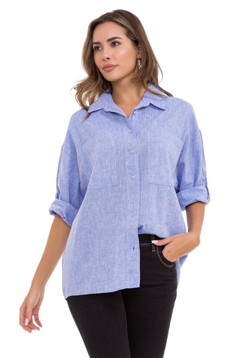 WH125 Long Oversized Women's Shirt