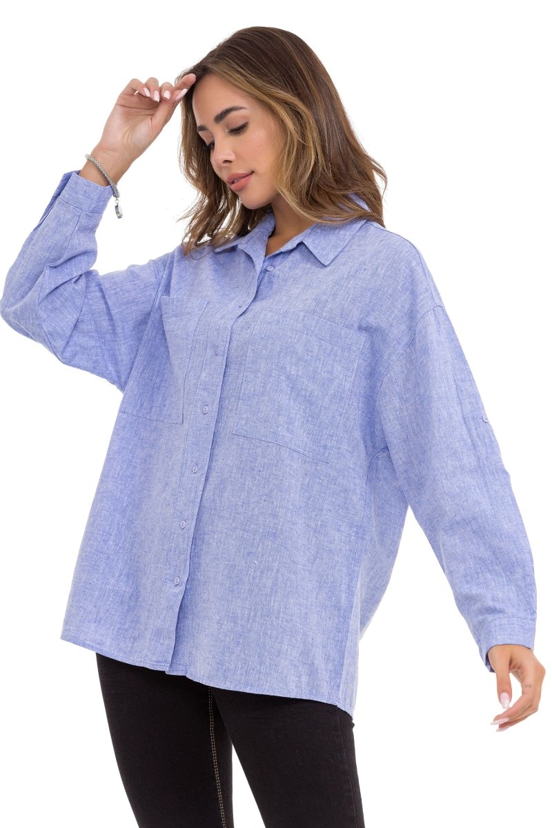 WH125 Long Oversized Women's Shirt