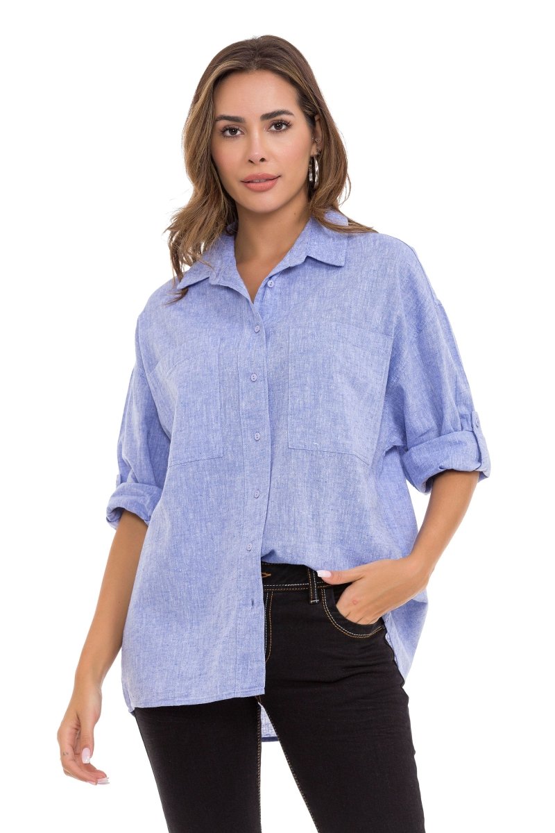 WH125 Long Oversized Women's Shirt