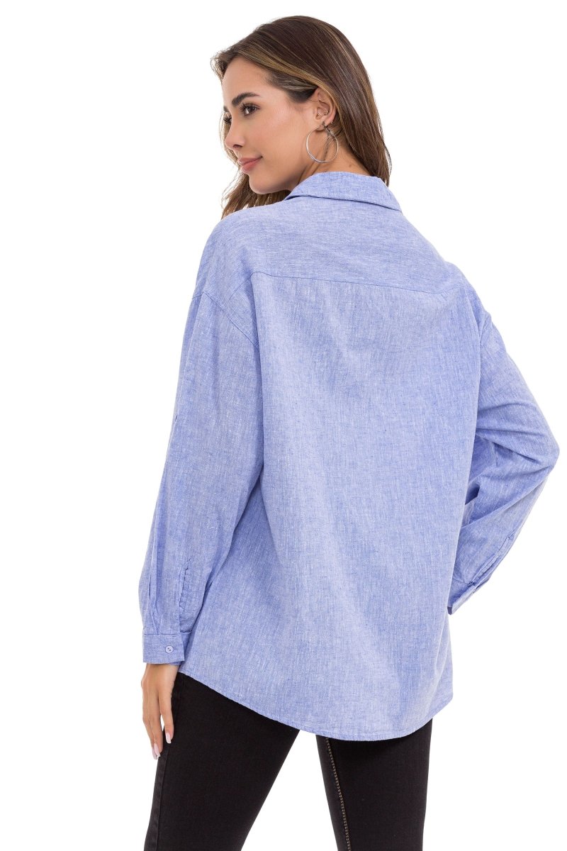 WH125 Long Oversized Women's Shirt
