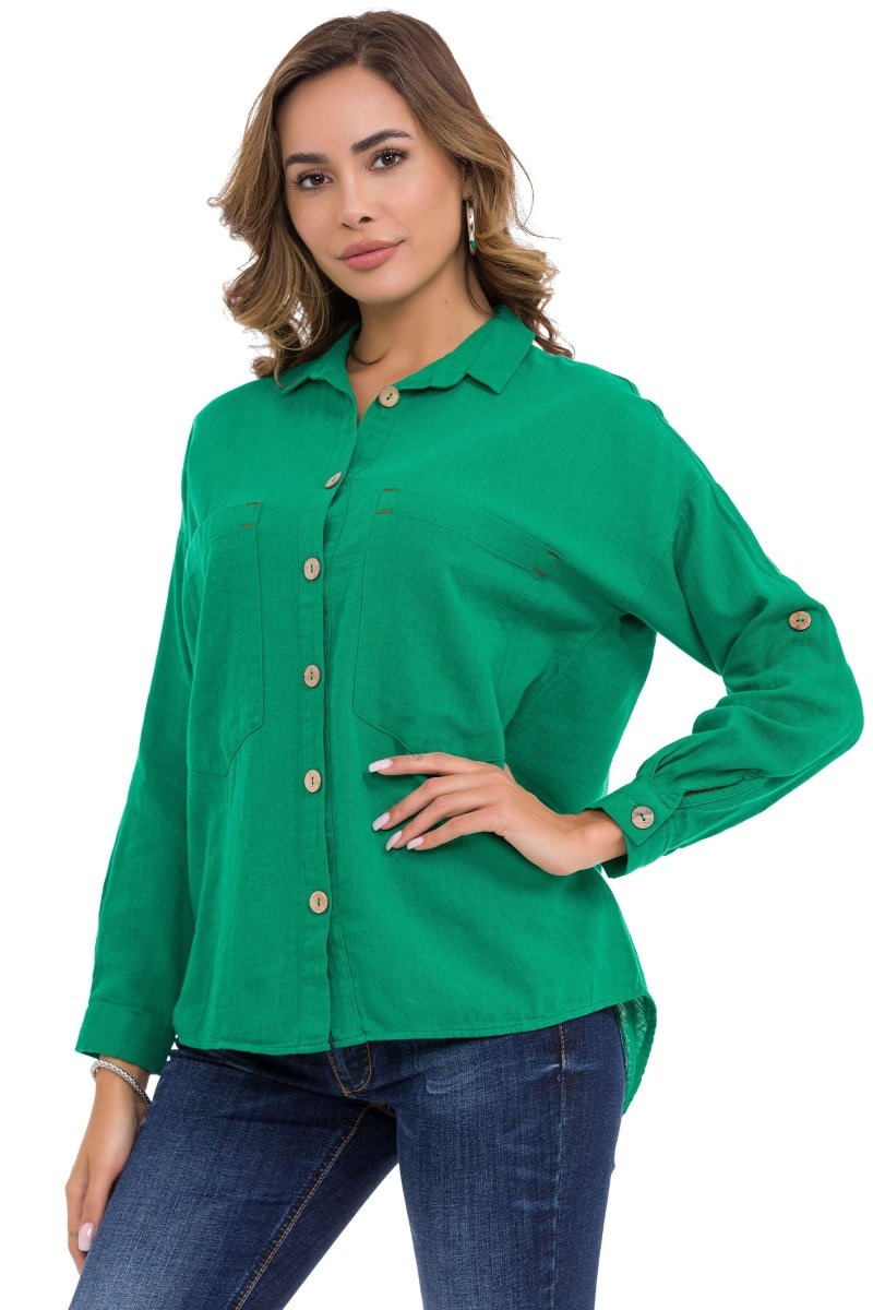 WH132 Basic Summer Linen Shirt