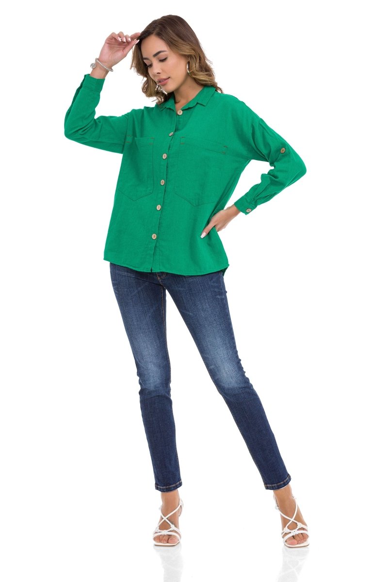 WH132 Basic Summer Linen Shirt