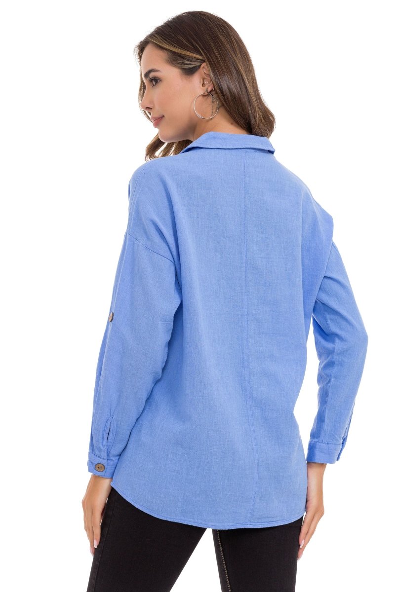 WH132 Basic Summer Linen Shirt