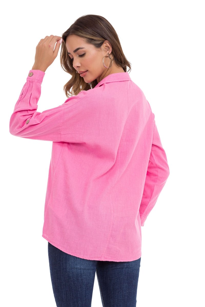 WH132 Basic Summer Linen Shirt