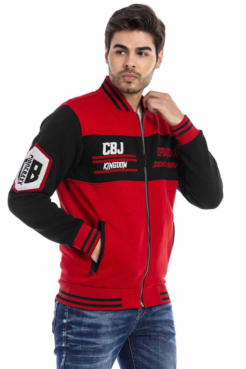 CL500 Men's Wool Varsity Jacket – Slim Fit, Buttoned, Stylish Winter Design