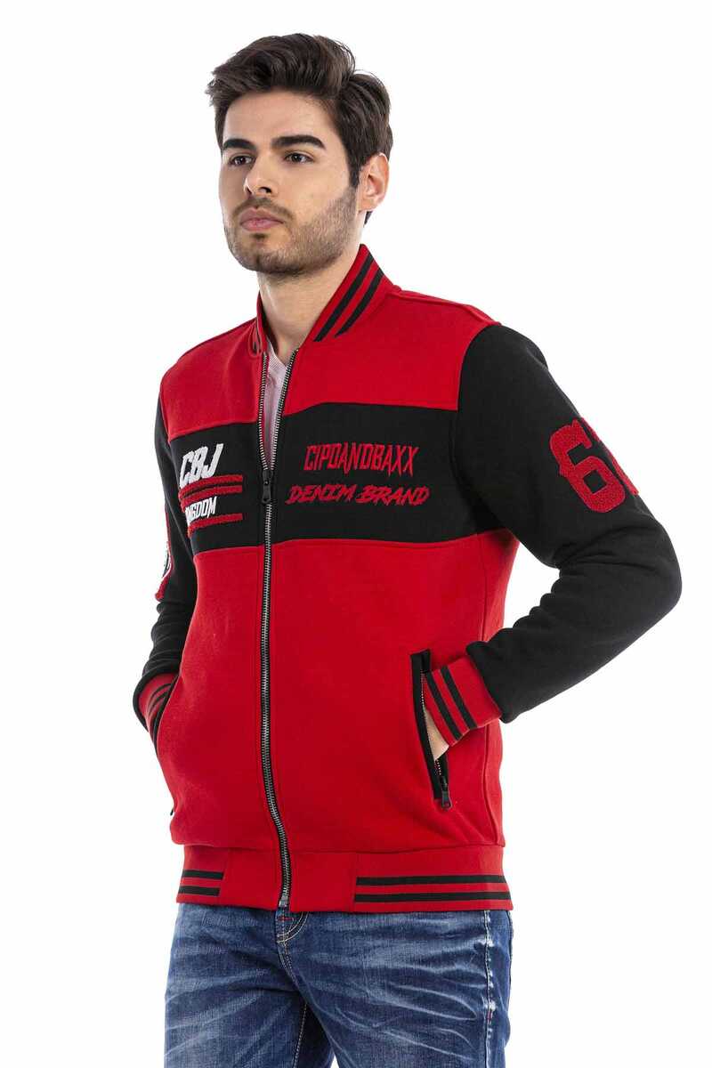 CL500 Men's Wool Varsity Jacket – Slim Fit, Buttoned, Stylish Winter Design