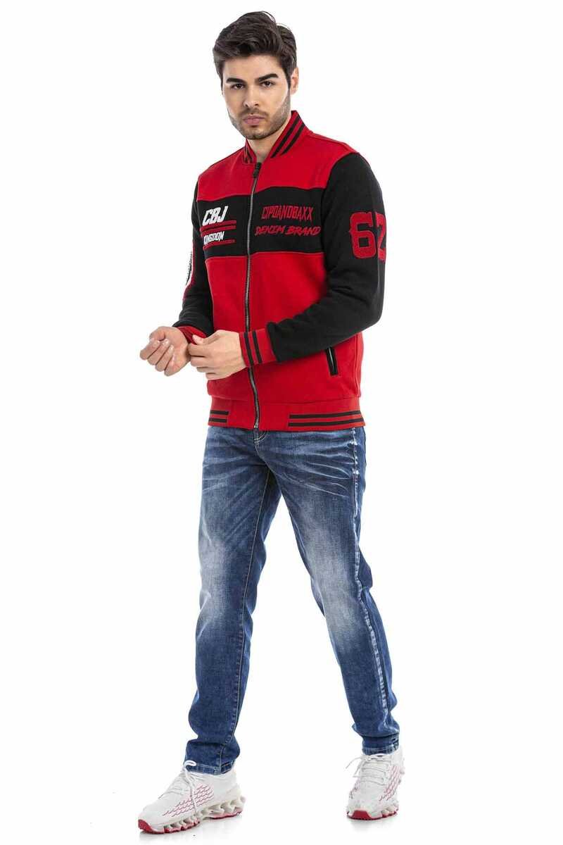 CL500 Men's Wool Varsity Jacket – Slim Fit, Buttoned, Stylish Winter Design