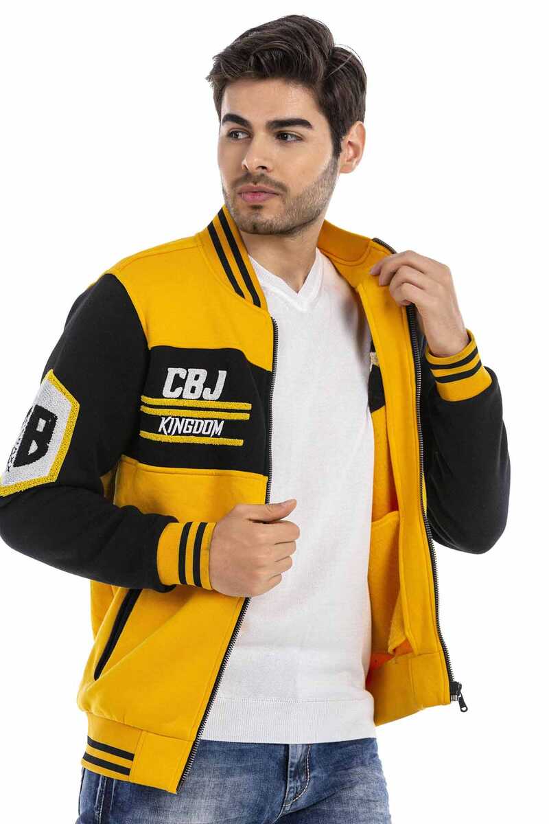 CL500 Men's Wool Varsity Jacket – Slim Fit, Buttoned, Stylish Winter Design
