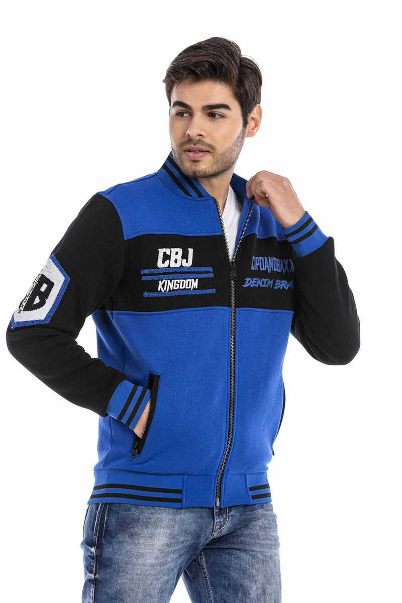 CL500 Men's Wool Varsity Jacket – Slim Fit, Buttoned, Stylish Winter Design