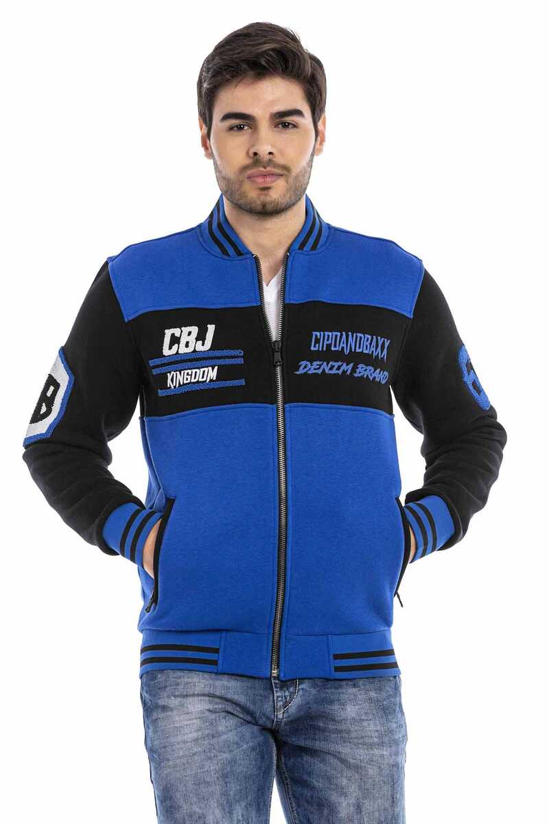 CL500 Men's Wool Varsity Jacket – Slim Fit, Buttoned, Stylish Winter Design