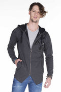 CL238 Crest Hooded Long Men's Sweatshirt
