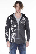CL256 Biker Style Printed Men's Sweatshirt