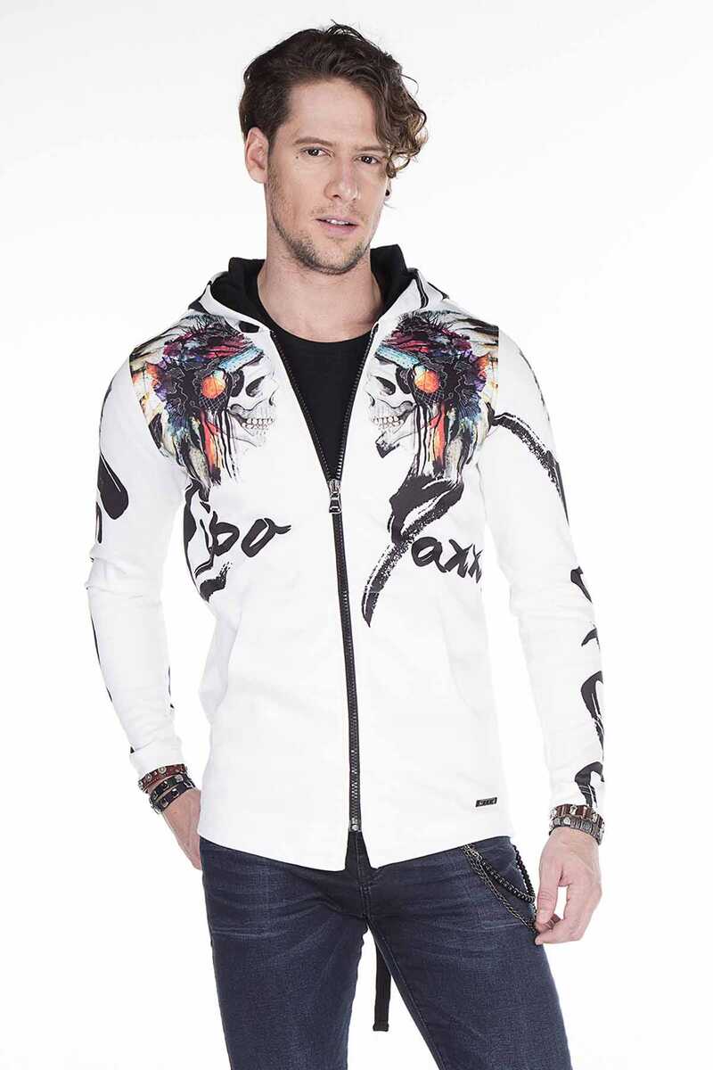 CL263 Native American Hooded Men's Sweatshirt