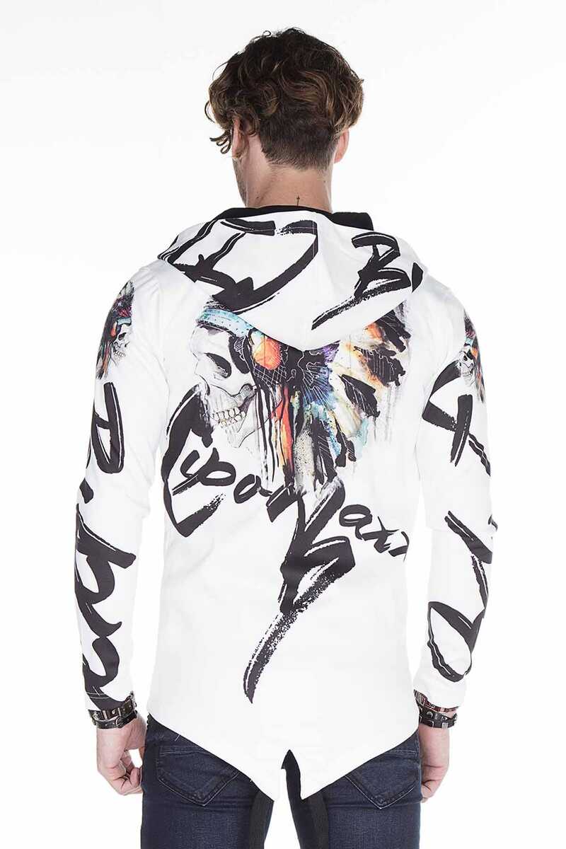 CL263 Native American Hooded Men's Sweatshirt