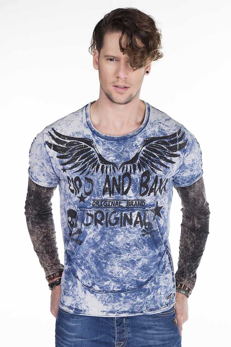 CL265 Slim Fit Wing Print Men's Sweatshirt