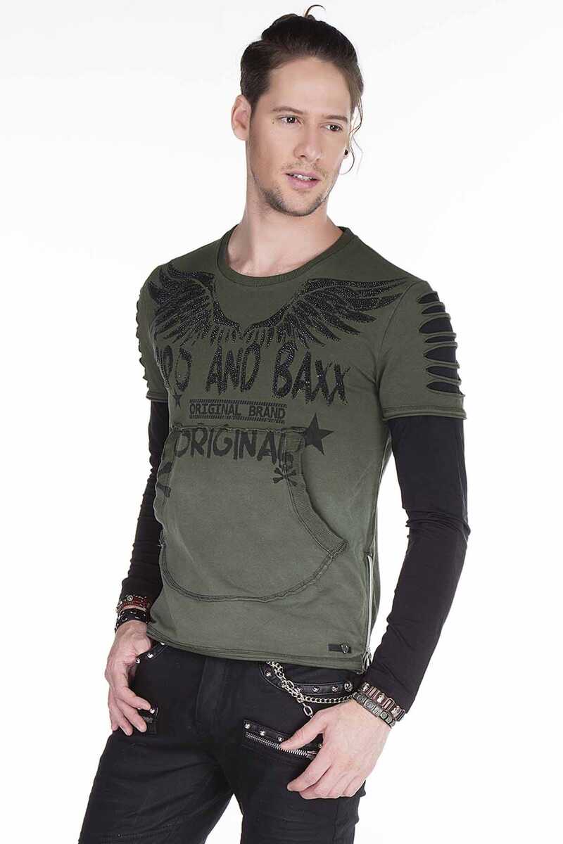 CL265 Slim Fit Wing Print Men's Sweatshirt
