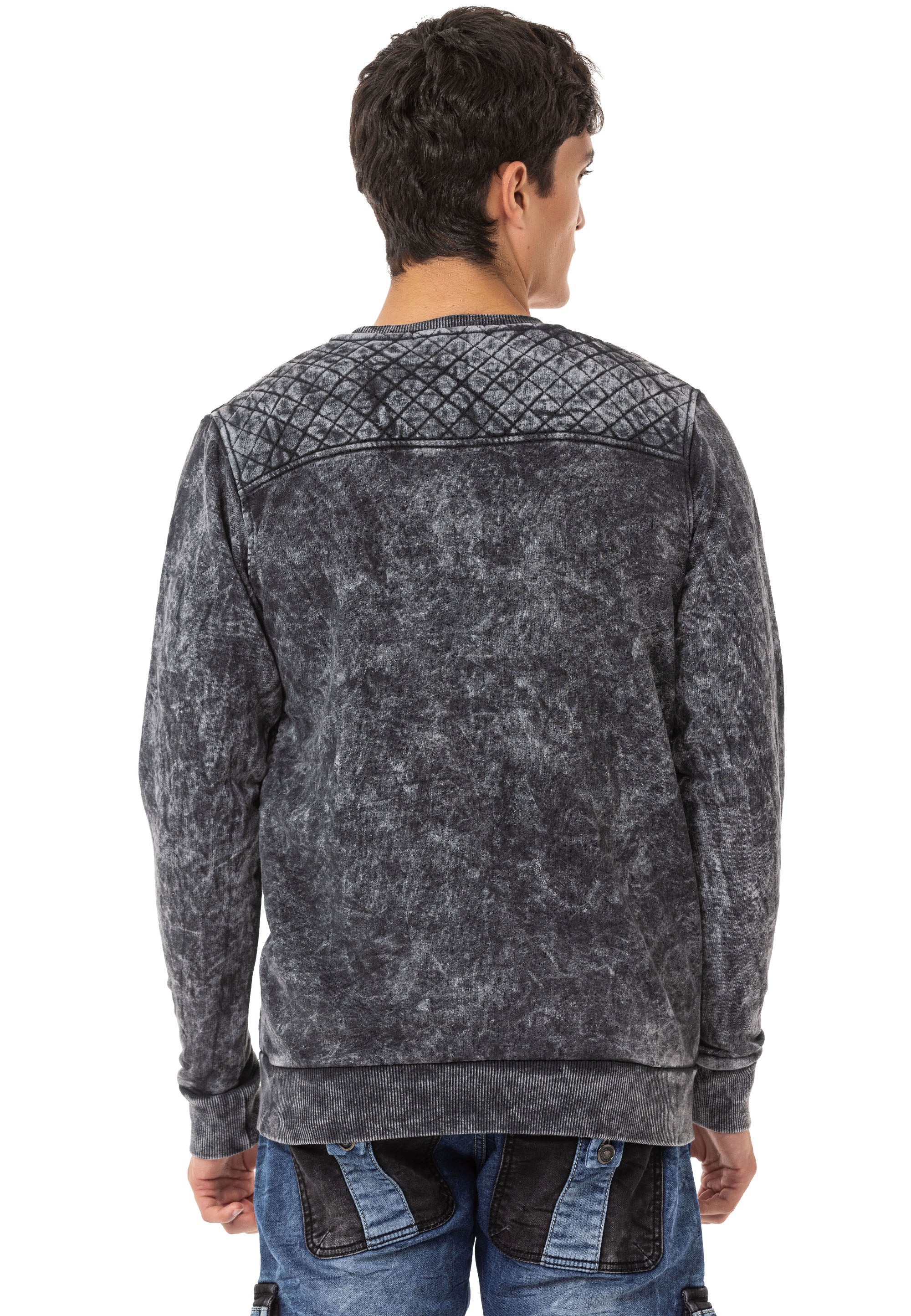 CL266 Embroidered Long Sleeve Men's Sweatshirt