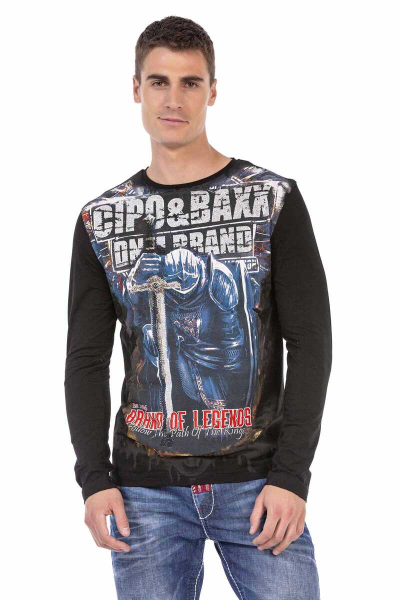 CL452 Stone Print Lightweight Sweatshirt